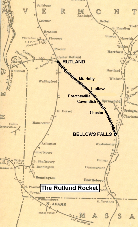 Rutland Rocket Map